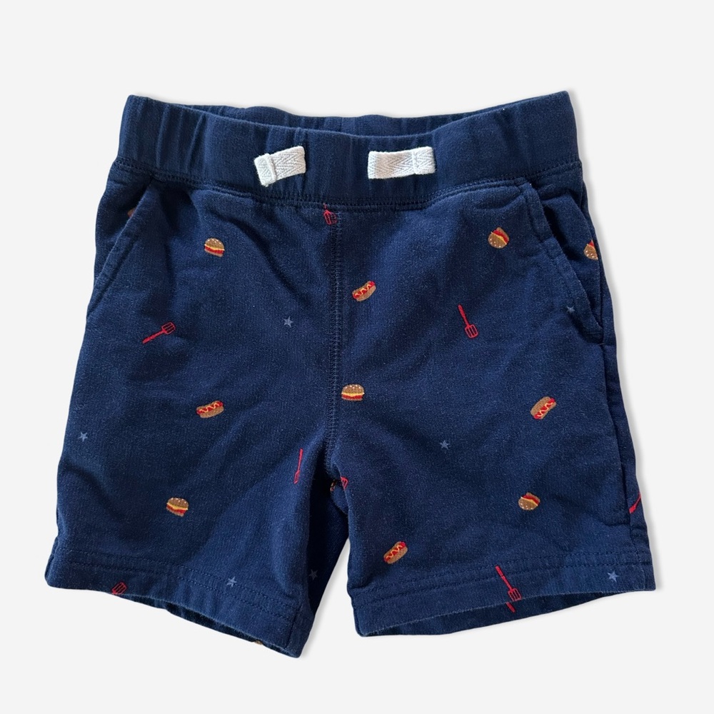 Carter’s Blue Kids Shorts with Fun Pattern - Picture 2 of 5